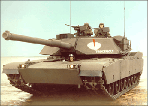 One of the first low-rate production series of the M1 Abrams - "Thunderbolt", samed after Gen. Creighton Abrams' own tank, during World War 2.