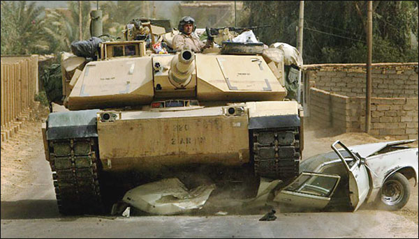 M1A1 Abrams in Baghdad...