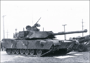 One of the first initial LRIP M1 tanks, at Aberdeen Proving Grounds.