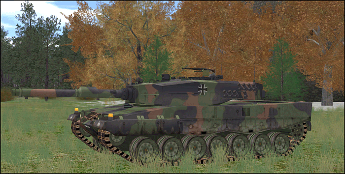 Leopard 2A4 Woodland by Scorpius