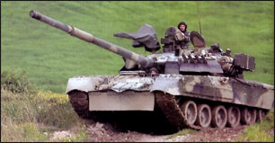The T-80U MBT has excellent mobility