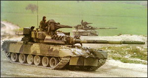 The T-80U is one of the fastest MBTs In the world