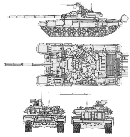 T-90S drawing