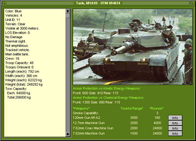 TacOps 4 - M1A1D Info Window
