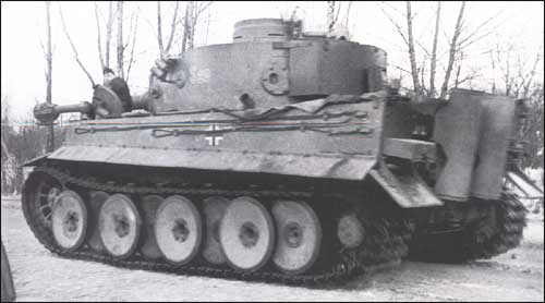 A Tiger I of Grossdeutschland schwere Panzer Abteilung.