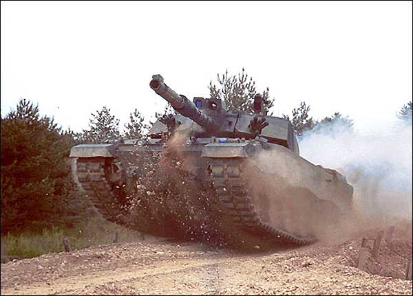 Challenger 2 doing some exercise...