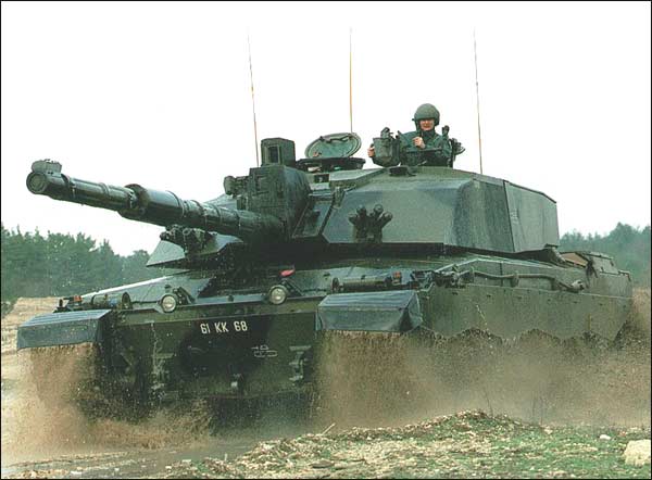 Challenger 2 on the move.