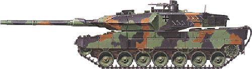 Leopard 2A6 Drawing