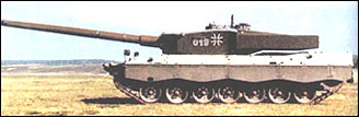 Leopard 2 with 140mm Gun prototype