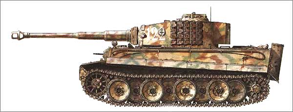 Tiger I, sPzAbt.509, Russia, 1943.