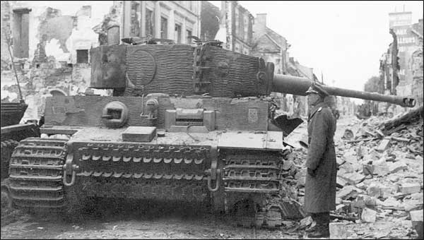 PzKpfw VI Tiger I - Late Model - Normandy, 1944, destroyed.