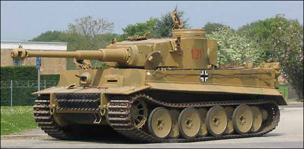 Tiger 131, of the Bovington Tank Museum.
