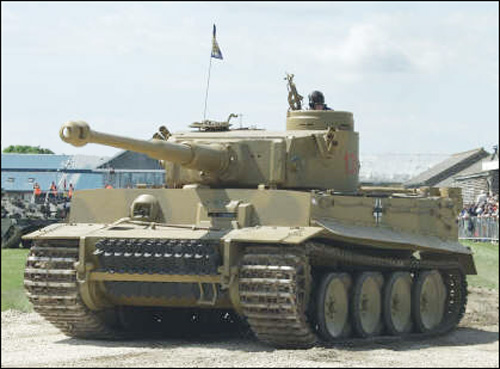 Tiger I n.131, of the Bovington Tank Museum.