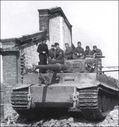 Tiger I, used for training of Hungarian crews, 1944.