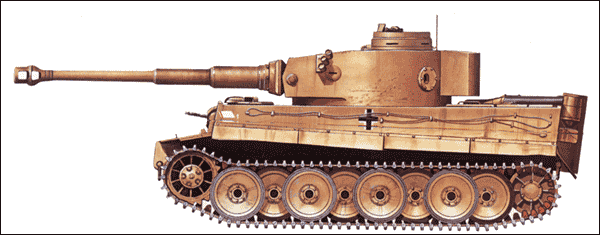 Tiger I, SpzAbt.504 - North Africa, 1943.