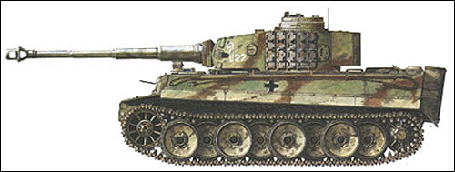 Tiger I, sPzAbt.508, Italy, 1943.