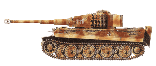 Tiger I, late production series, sSSPzAbt.503